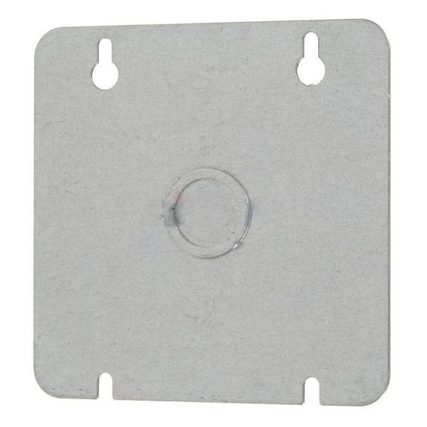 American Imaginations Electrical Box Cover, Wall Box Type, Square, Steel - AI-37157