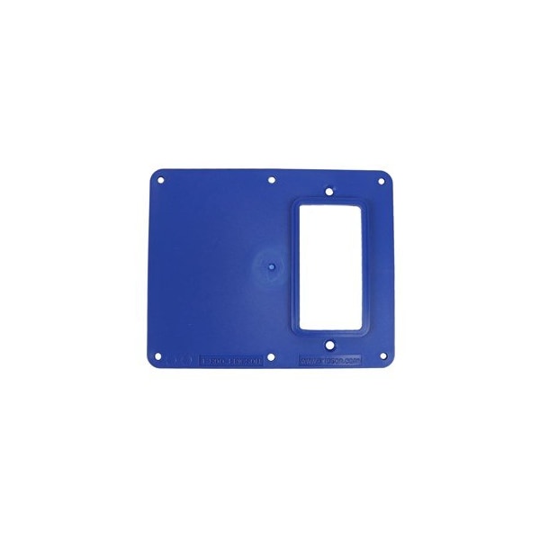 Ericson Electrical Box Cover, 2 Gangs, Steel, GFCI, Duplex Cover - 8203