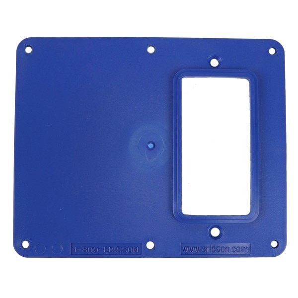 Ericson Electrical Box Cover, 2 Gangs, Steel, GFCI, Duplex Cover - 8203