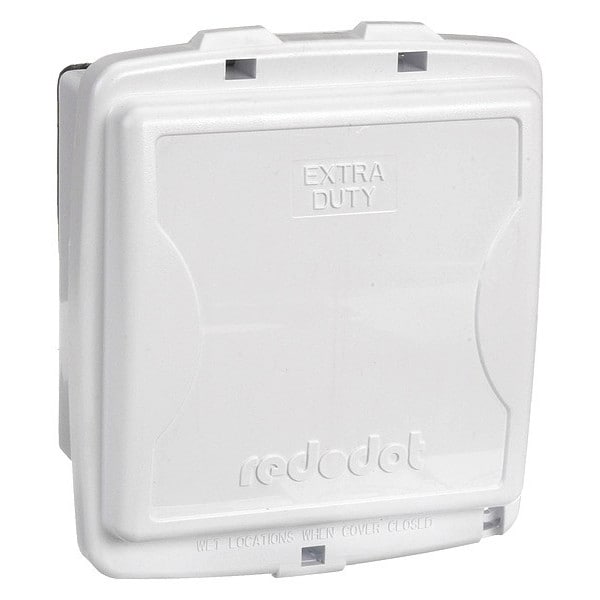 Red Dot 2 Gangs -Gang Vertical Weatherproof Cover, , PVC - 2CKPM-W