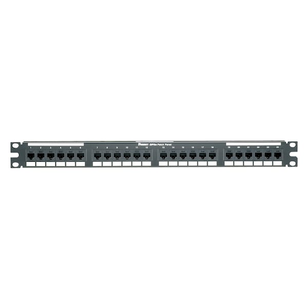 Panduit Port Panel, 1.7 in. H x 19 in. W x 4.1 in. L, CRS - DP246X88TGY