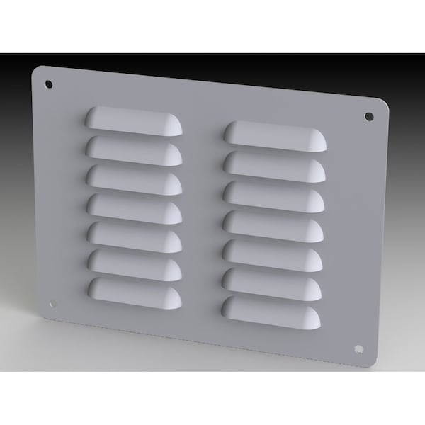 Saginaw Control & Engineering Louver Stand Kit, 5.63 in. H x 7-1/2 in. W x 0.43 in. L, Steel - SCE-AVK64