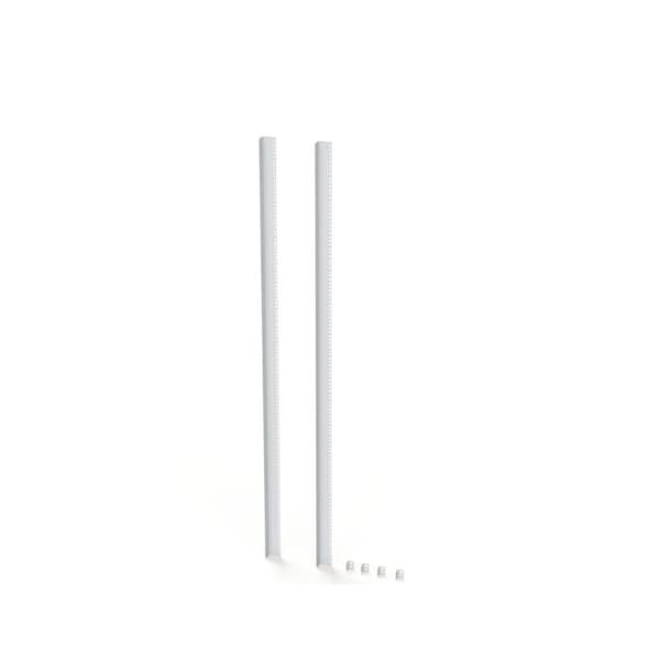 Saginaw Control & Engineering L-Shaped Rack, 67 in. H x 2 in. W x 1.63 in. L - SCE-LRA18