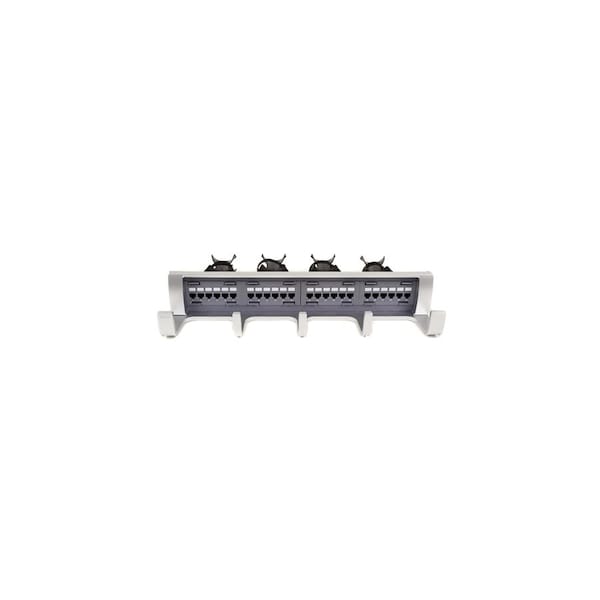 Commscope Patch Panel, 3-1/2 in. H x 19 in. W x 10-1/2 in. L, Thermoplastic, Steel - 360-PM-GS3-2U