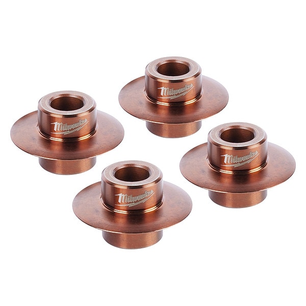 Ruedas cortadoras Milwaukee Tool, 3/4"H, 3-3/4"W, 6-1/2"L, Paquete de 4 - 48-36-1401