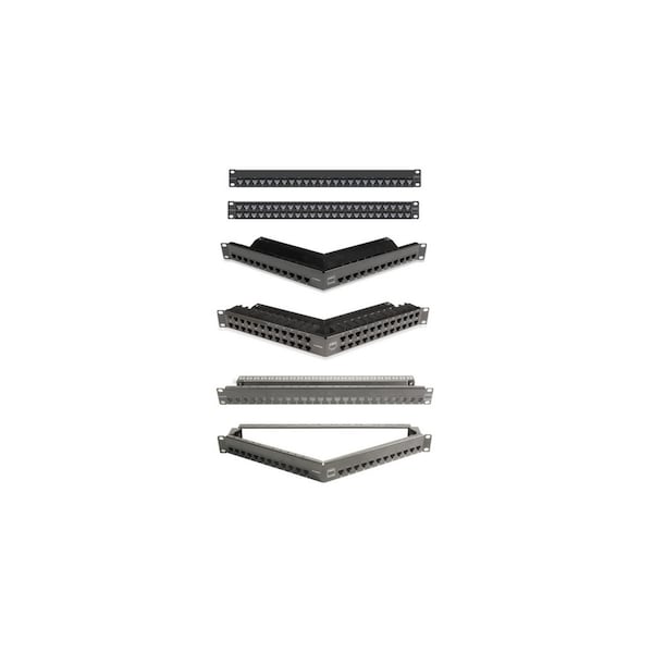 Siemon 48-PORT PANEL 110-MOD 8W8P UTP, T568A/B CAT6 Z-MAX SERIES - Z6-PNL-U48K
