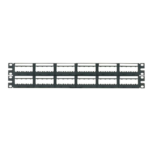 Panduit Port Panel, 1.7 in. H x 19 in. W x 0.8 in. L, CRS - UICMPP24BLY