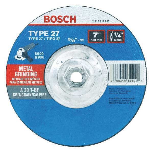 Rueda de rectificado tipo 27 Bosch 7x41278x40671 A30 - GW27M701