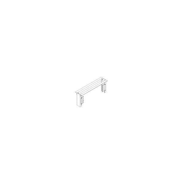 Chatsworth Products Cpi Panel Adapters, 1.71 in. H x 19 in. W x 23 in. L, Aluminum - 31410-700