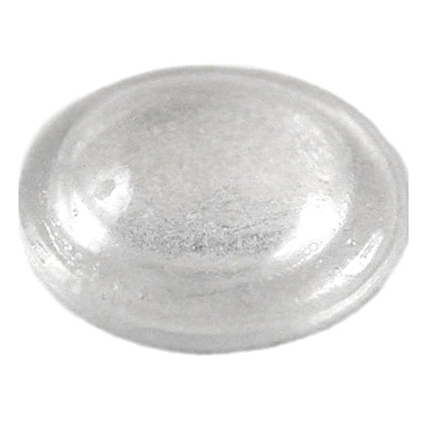 Hammond Manufacturing Flat round clear rubber feet - 1421T6CL