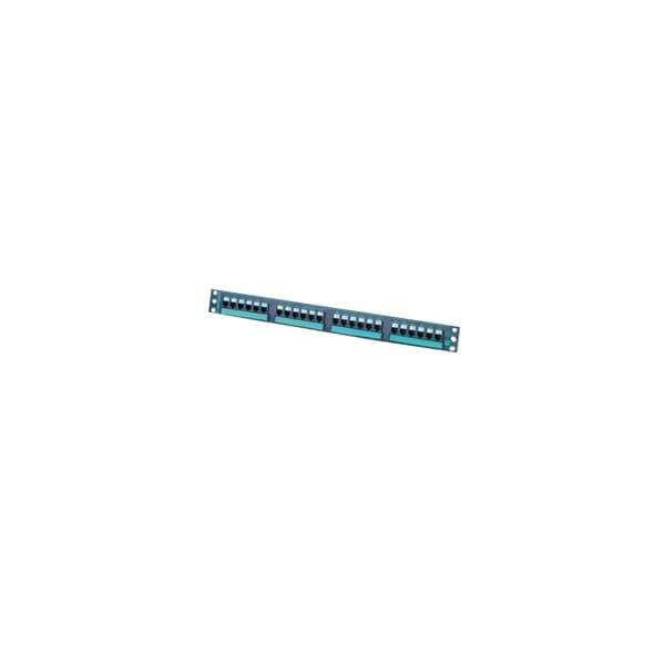 Ortronics 24-PORT PANEL 110-MOD 8W8P, CAT5E T568A/B HD LOADED, 1U, BLACK, CLARITY - PHD5E6U24