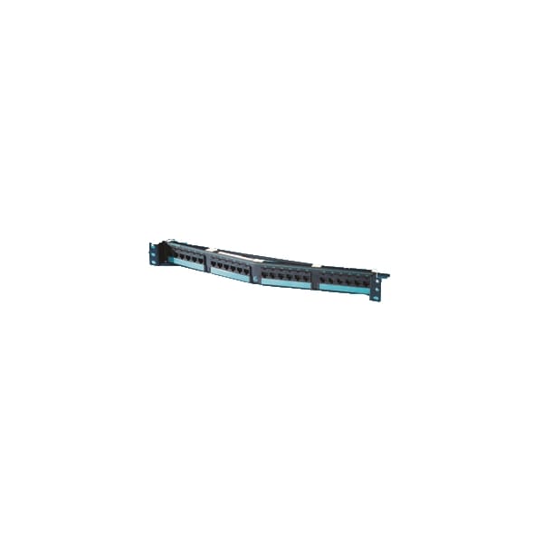 Ortronics 24-PORT PANEL 110-MOD 8W8P, T568A/B CAT6 IP5 CLARITY6 - PHA66U24