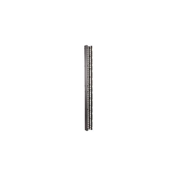 Ortronics CABLE MGNT VERTICAL, 3.75" X 6.58" X 7' WITH COVER, SINGLE SIDED - 400402