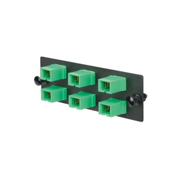 Panduit Port Panel, 1.4 in. H x 4.3 in. W x 1.9 in. L, Zirconia Ceramic - FAP6WAGDSCZ