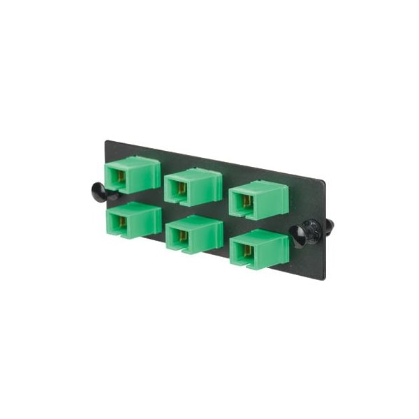 Panduit Port Panel, 1.4 in. H x 4.3 in. W x 1.9 in. L, Zirconia Ceramic - FAP6WAGDSCZ