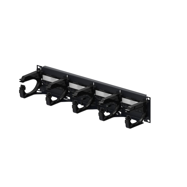 Commscope Port Panel, 3.53 in. H x 19 in. W x 8.13 in. L, Thermoplastic - PMGS324WTERMINA