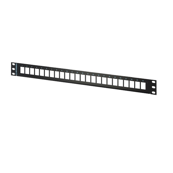 Ortronics 24-PORT MODULAR PANEL UTP ONLY, UNLOADED - 1U - TO FILL W/UTP - PHDPJU24