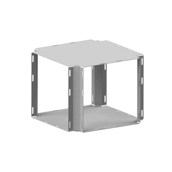 Wiegmann Enclosure Cover, 10 in. H x 6 in. W x 9 in. L, Carbon Steel - X0404G