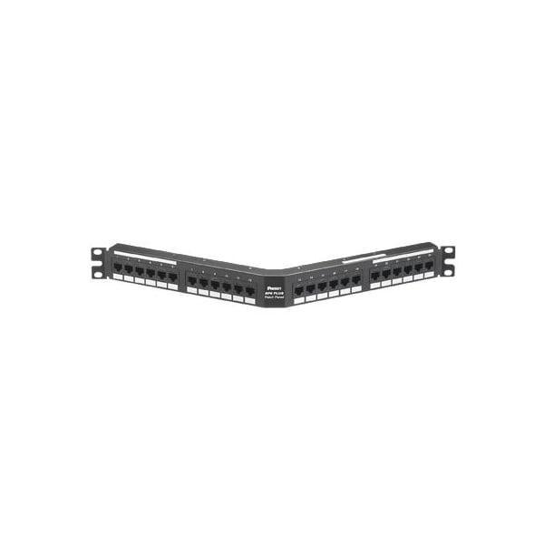 Panduit Port Panel, 1-1/4 in. H x 19 in. W x 4-3/4 in. L, CRS - DPA24688TGY
