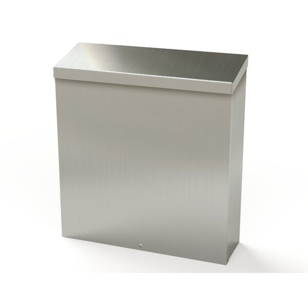 Saginaw Control & Engineering Protection Hood, 16.44 in. H x 14.81 in. W x 4-1/2 in. L, 304 Stainless Steel - SCE-RH10N12SS