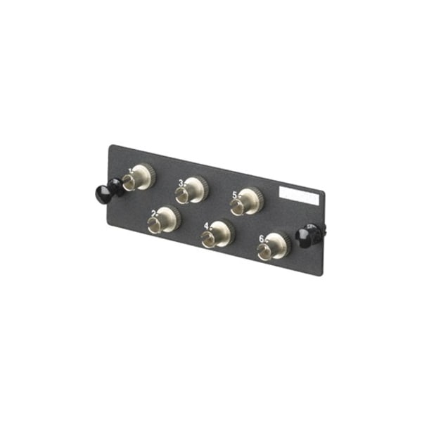 Panduit Port Panel, 1.38 in. H x 4.3 in. W x 1.16 in. L, Zirconia Ceramic - FAP6WSTZ
