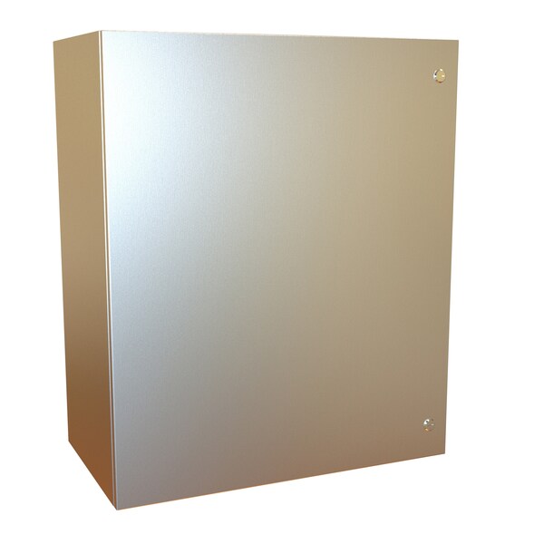 Hammond 1/4 Turn Latch with Handle Electrical Enclosures, 36 in H, 16 in D, 30 in W - EN4SD363016SS