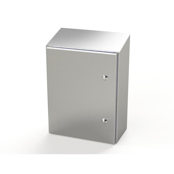 Saginaw Control & Engineering 1/4 Turn Latch Electrical Enclosures, 20 in H, 8 in D, 16 in W - SCE-20K1608SSST