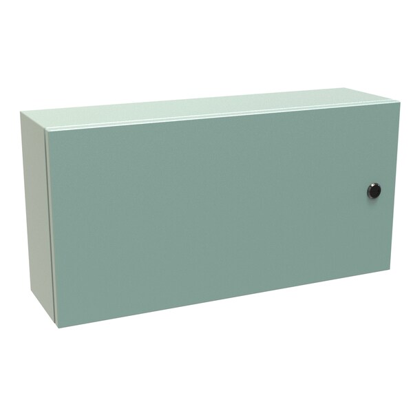 Hammond Slotted 1/4 Turn Latch Electrical Enclosures, 12 in H, 6 in D, 24 in W - EN4SD12246GY