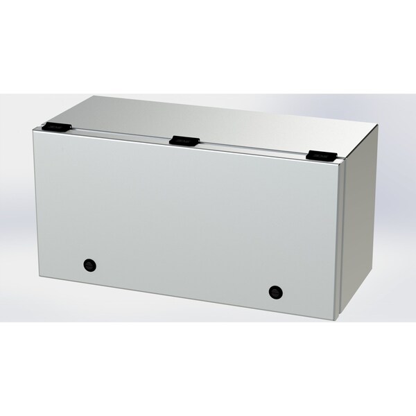 Saginaw Control & Engineering 1/4 Turn Latch Electrical Enclosures, 9 in H, 8 in D, 18 in W - SCE-L9188ELJSS