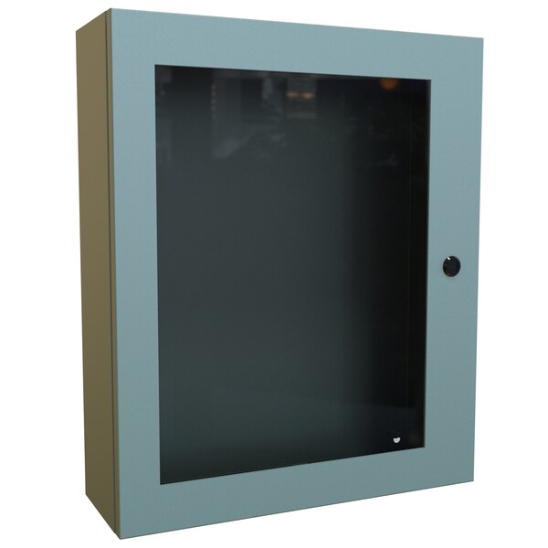 Hammond 1/4 Turn Latch Electrical Enclosures, 24 in H, 6 in D, 20 in W - EN4SD24206WGY