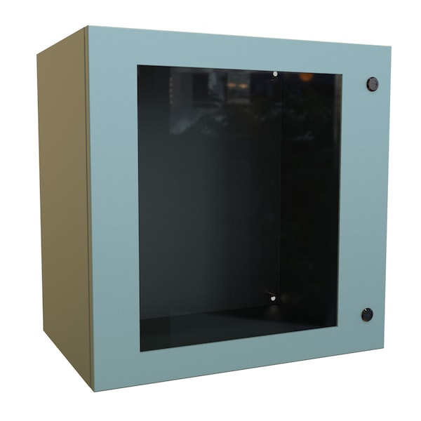 Hammond 1/4 Turn Latch Electrical Enclosures, 24 in H, 16 in D, 24 in W - EN4SD242416WGY