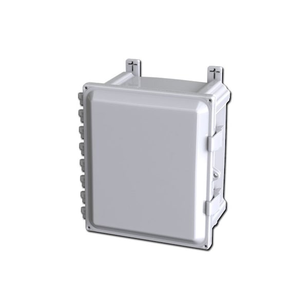 Saginaw Control & Engineering Quick Release Padlock Hasp Electrical Enclosures, 13.40 in H, 7.86 in D, 12.68 in W - SCE-1210PC
