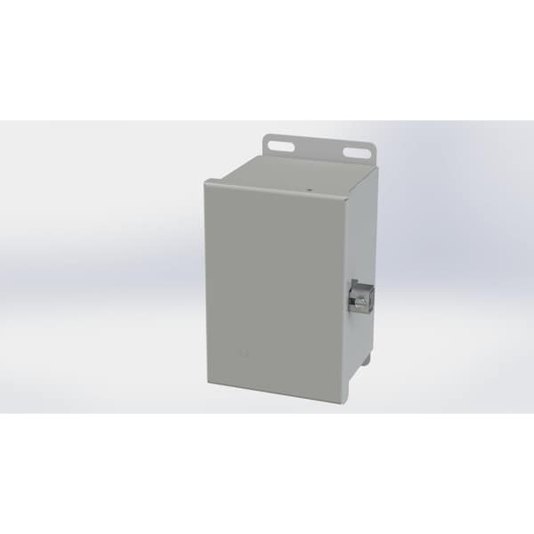 Saginaw Control & Engineering Screw Clamps Electrical Enclosures, 6.13 in H, 4 in D, 4 in W - SCE-6044CHNF