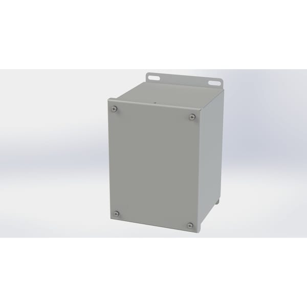 Saginaw Control & Engineering Captive Screws Electrical Enclosures, 8.13 in H, 6 in D, 6 in W - SCE-8066SC