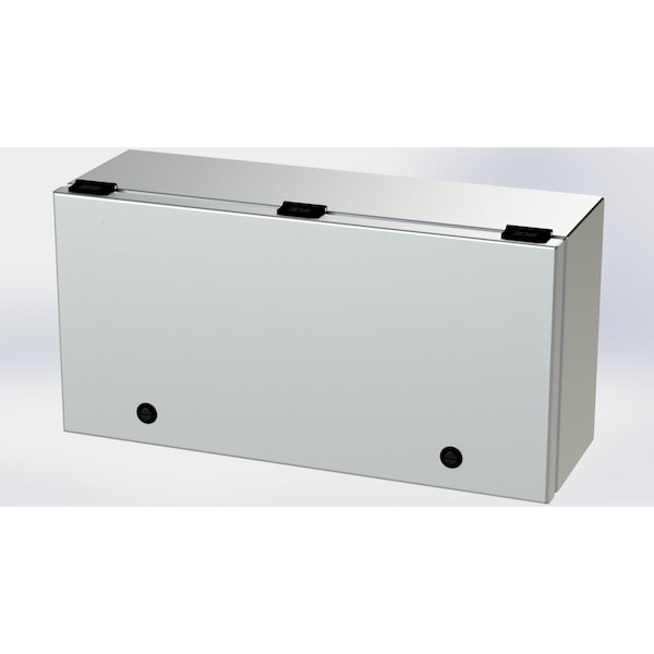 Saginaw Control & Engineering 1/4 Turn Latch Electrical Enclosures, 9 in H, 6 in D, 18 in W - SCE-L9186ELJSS