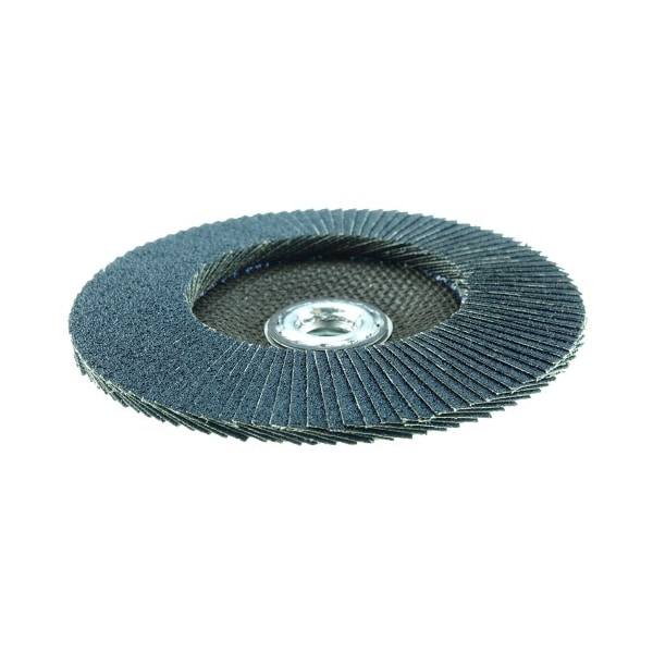 Weiler 6" Disco Abrasivo de Solapa Tiger, Cónico (TY29), 80Z, 5/8"-11 UNC - 50661