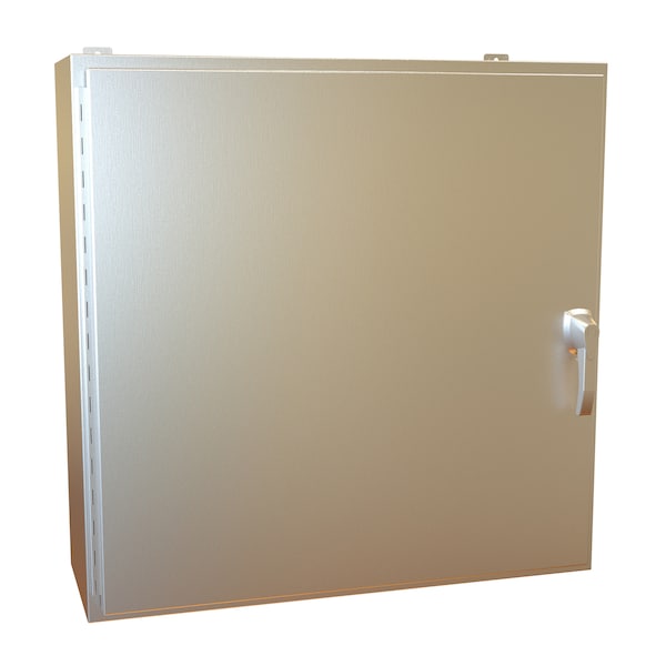 Hammond 3 Point Latch with Padlock Handle Electrical Enclosures, 36 in H, 12 in D, 36 in W - HW363612S16HK