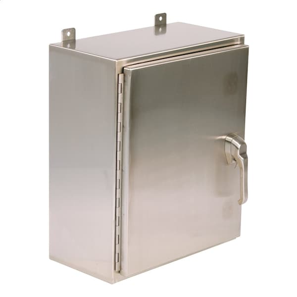 Wiegmann 3 Point Latch with Padlock Handle Electrical Enclosures, 15 in H, 27 in D, 21 in W - SSN42420103PTA
