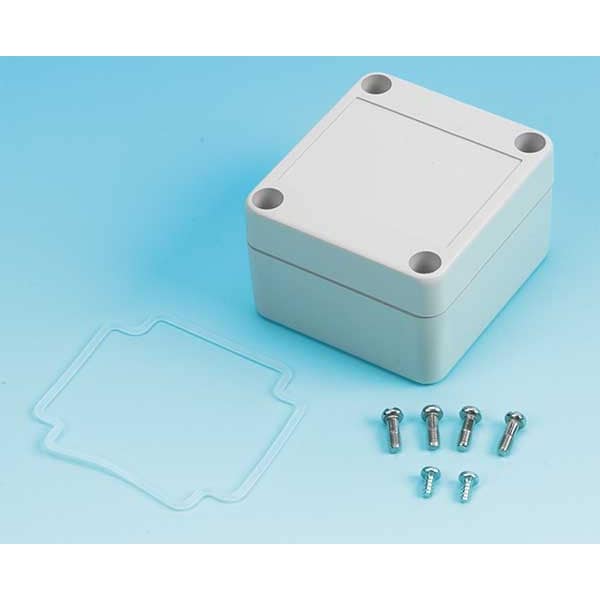 Box Enclosures Electrical Enclosures, 1.6 in H, 2-1/2 in D, 2-1/2 in W, 4, Polycarbonate - BEN-10P