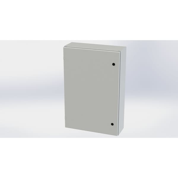 Saginaw Control & Engineering 1/4 Turn Latch Electrical Enclosures, 36 in H, 8 in D, 24 in W - SCE-36EL2408LPLG