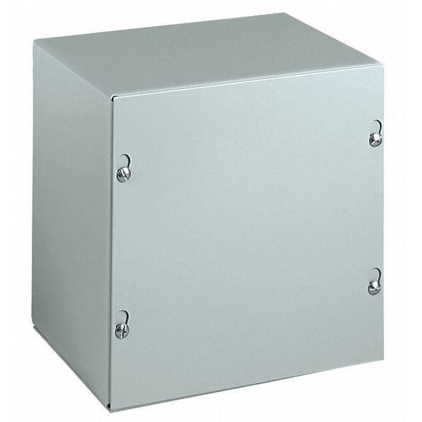 Wiegmann Captive Screws Electrical Enclosures, 16 in H, 4 in D, 16 in W, 1, Steel - SC161604NK