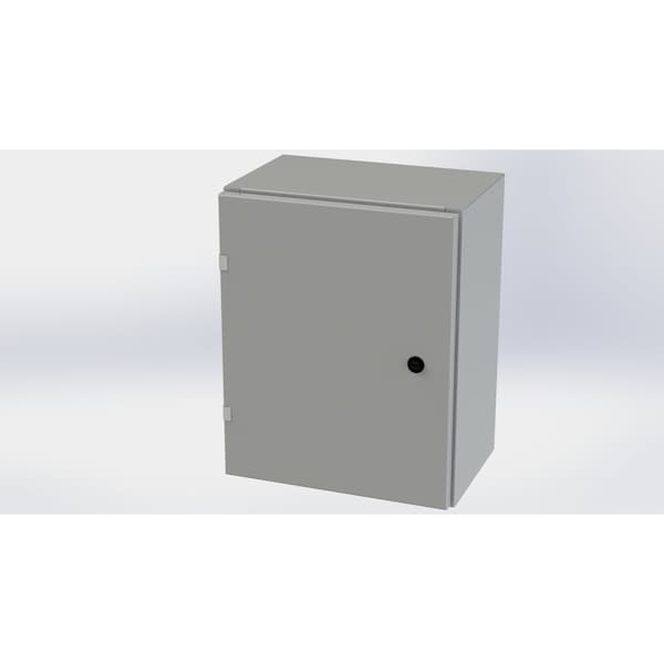 Saginaw Control & Engineering 1/4 Turn Latch Electrical Enclosures, 20 in H, 10 in D, 16 in W - SCE-20EL1610LP