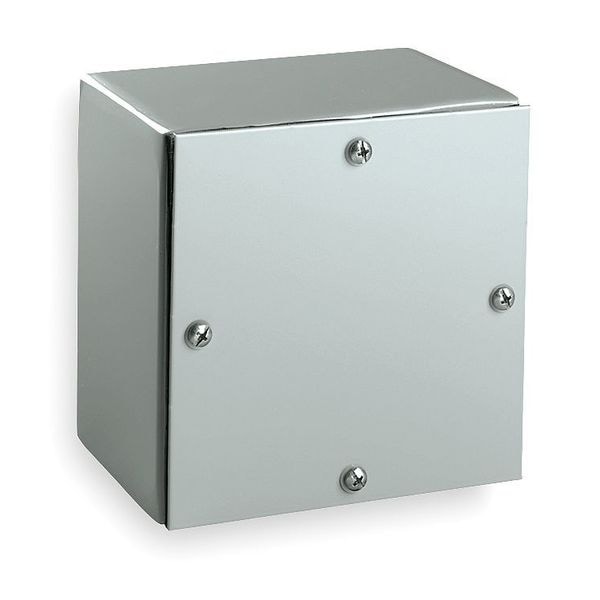 Wiegmann Screws Electrical Enclosures, 8 in H, 4 in D, 8 in W, 4, Steel - WA080804GSC