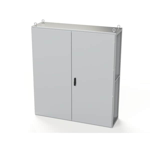 Saginaw Control & Engineering 3 Point Latch with Padlock Swing Handle Electrical Enclosures, 70.87 in H, 18 in D, 62.99 in W - SCE-T181605LG