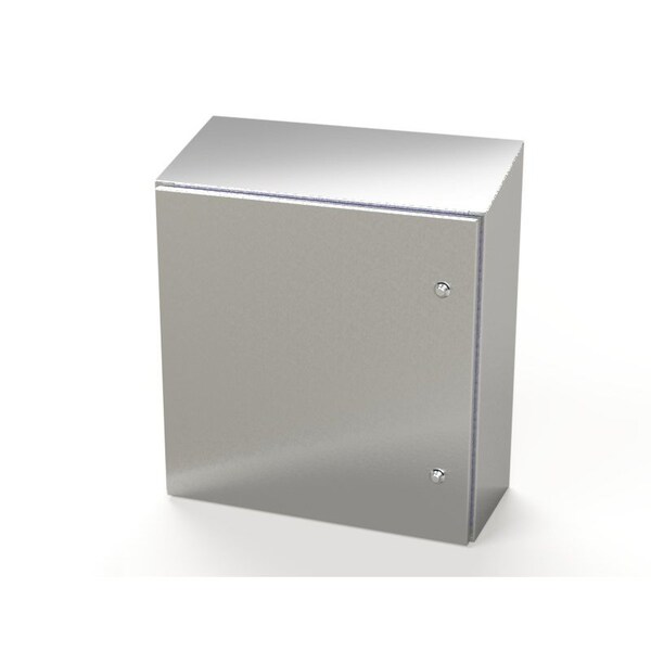 Saginaw Control & Engineering 1/4 Turn Latch Electrical Enclosures, 24 in H, 10 in D, 24 in W - SCE-24K2410SSST