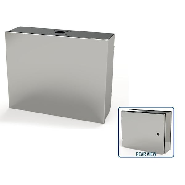 Saginaw Control & Engineering 1/4 Turn Latch Electrical Enclosures, 16 in H, 6 in D, 20 in W - SCE-16HMI2006SSLP