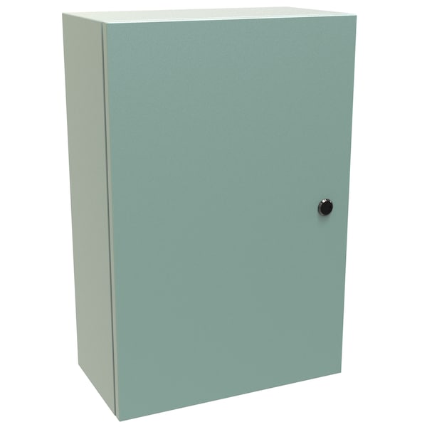 Hammond Slotted 1/4 Turn Latch Electrical Enclosures, 24 in H, 8 in D, 16 in W - EN4SD24168GY