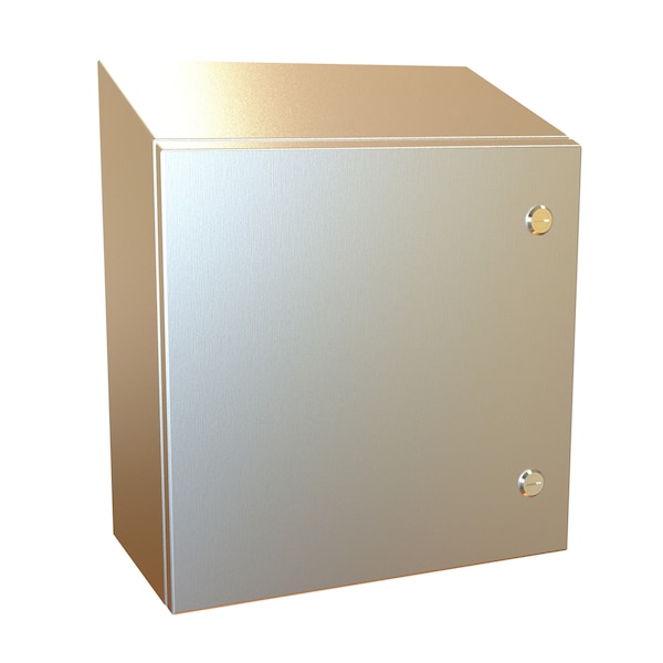 Hammond 1/4 Turn Latch Electrical Enclosures, 16 in H, 8 in D, 16 in W - ST161608SS