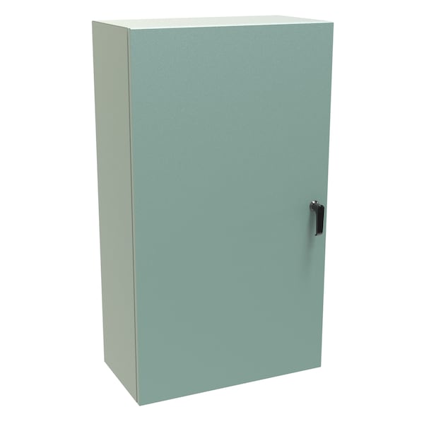 Hammond 3 Point Latch with Handle Electrical Enclosures, 42 in H, 12 in D, 24 in W - EN4SD422412GY