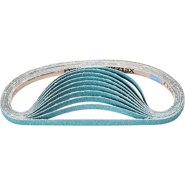 Banda recubierta Pferd, Zirc, 1/2"x24", 36 granos, Recubierta, 1/2" de ancho, 24" de largo, 36 granos, Alúmina de circonio - 49734